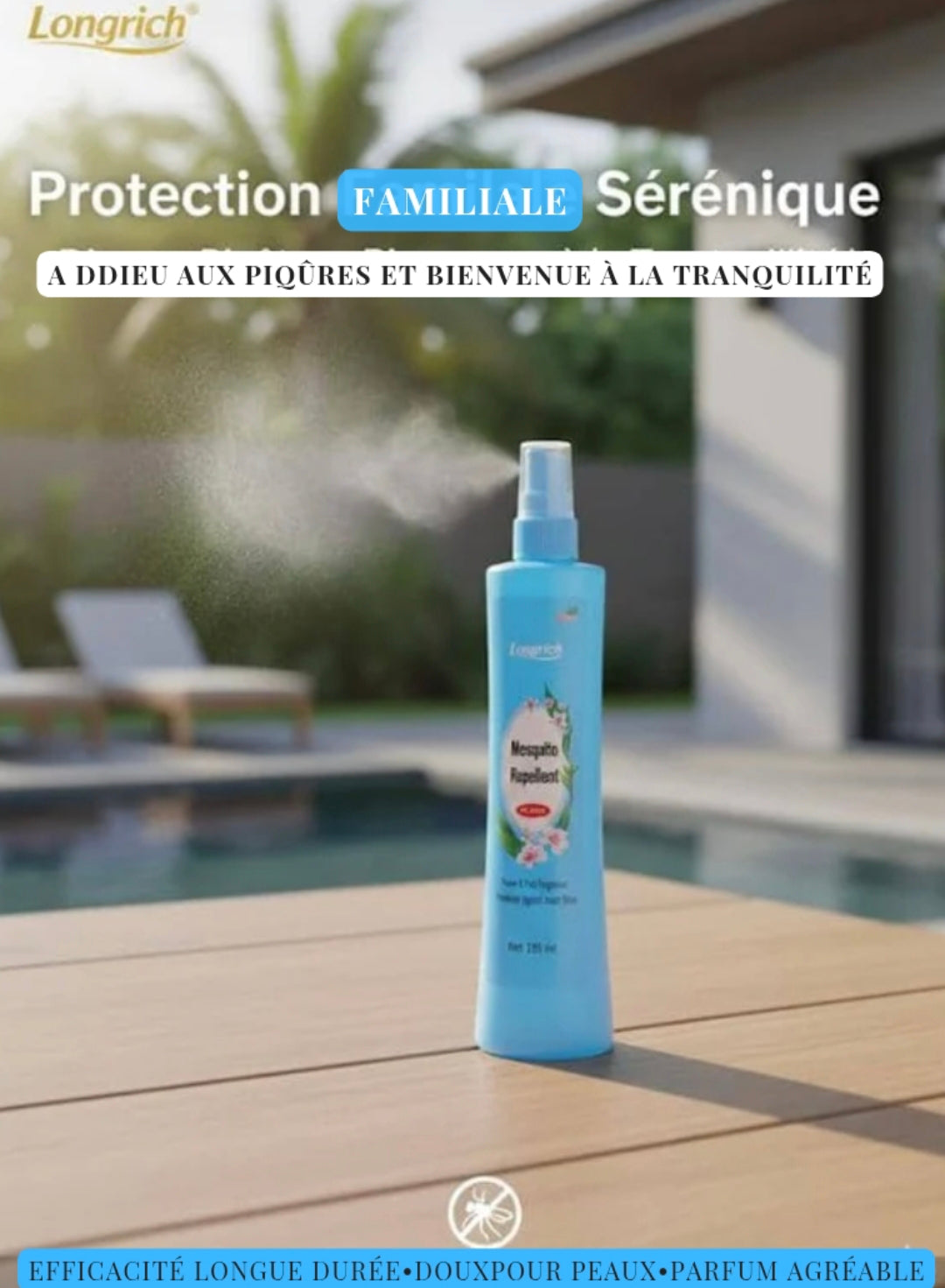 Produit Anti-Moustiques Longrich