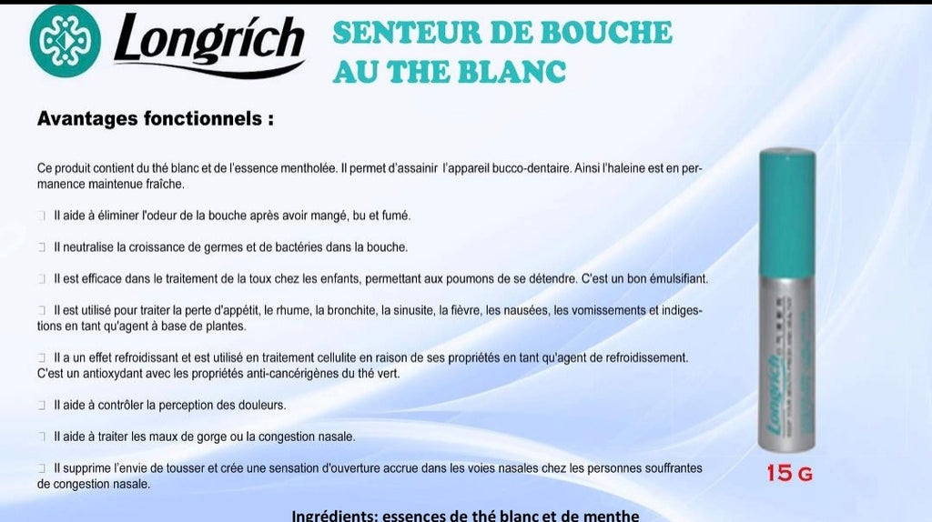 Spray Buccal Longrich