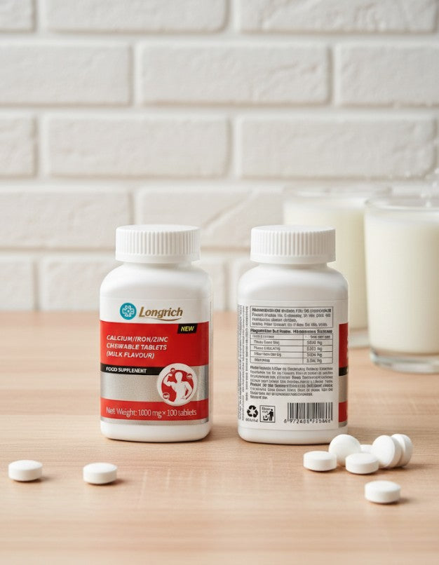 Calcium Longrich - Renforcement Osseux & Vitalité