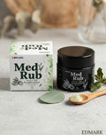 Med Rub Edmark - Crème de Massage Thérapeutique Anti-Douleurs & Boutons