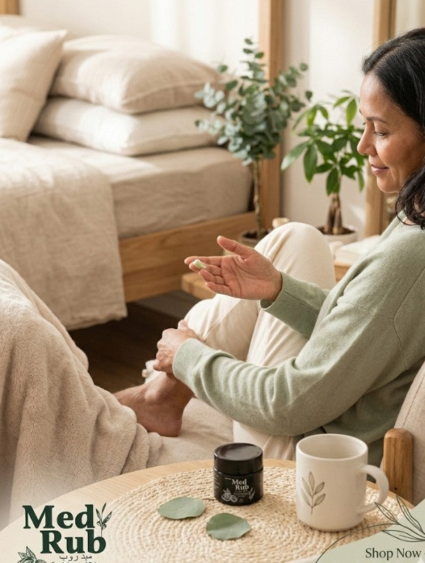 Med Rub Edmark - Crème de Massage Thérapeutique Anti-Douleurs & Boutons